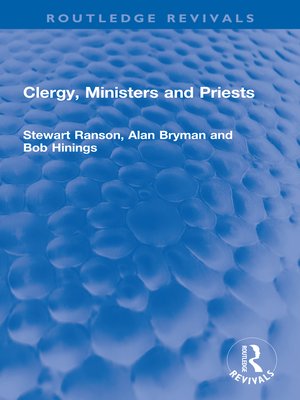 cover image of Clergy, Ministers and Priests